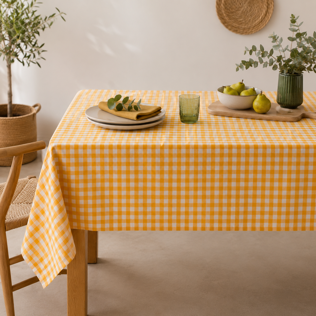 Nappe Vichy Jaune